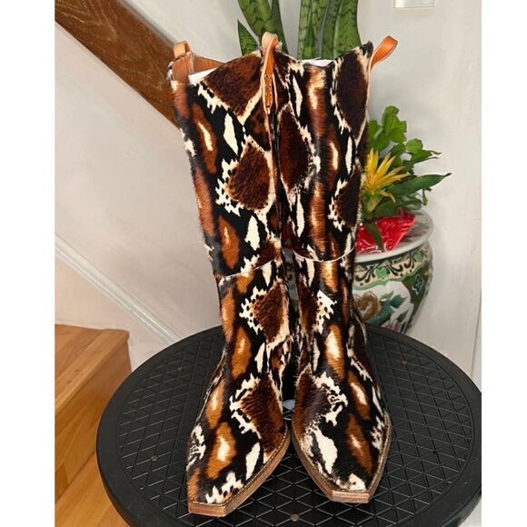 New Free People We The Free Montage Hair On Tall Boots - Picture 8 of 9